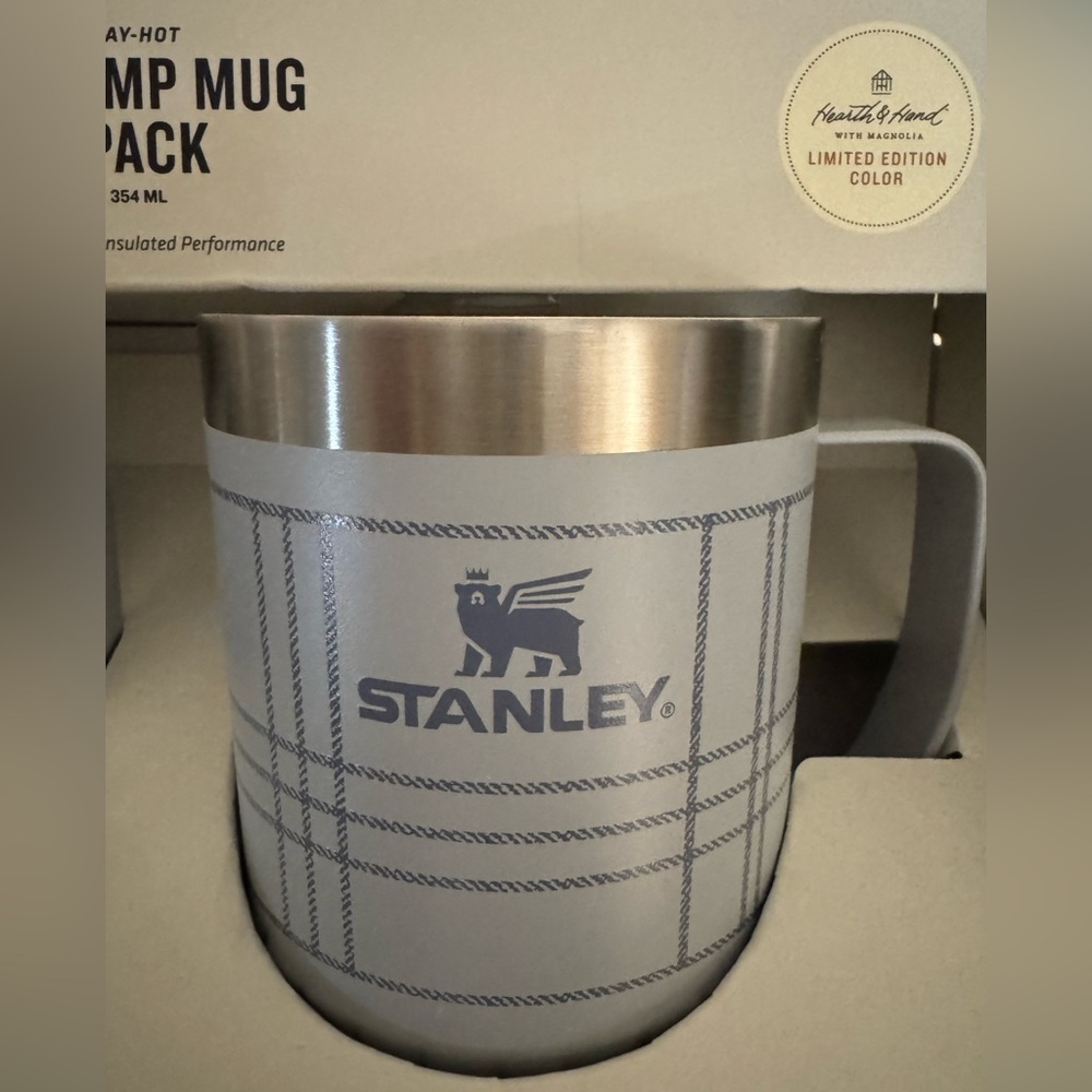 🚫SOLD🚫 Stanley Limited Edition Color 12oz Camp Mug - 2 Pack (Blue-Gray) - Picture 7 of 8
